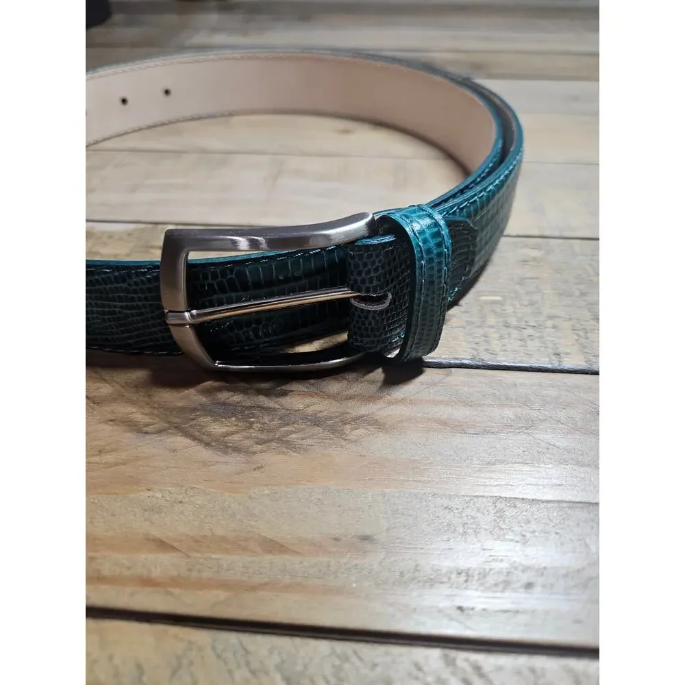 Redvanly Vera Pelle Belt Emerald Green Size 110CM or 38-40
